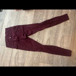 Purple lululemon align leggings